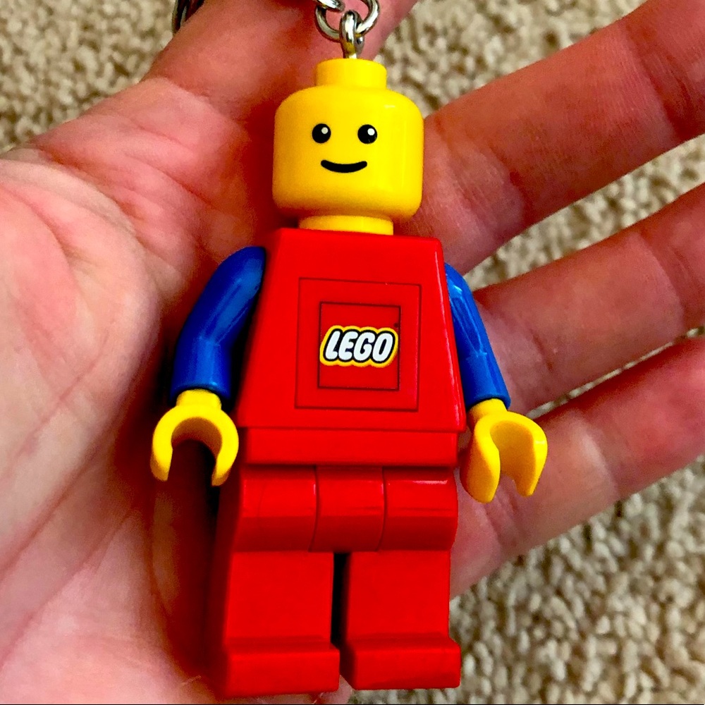 Lego keychain flashlight